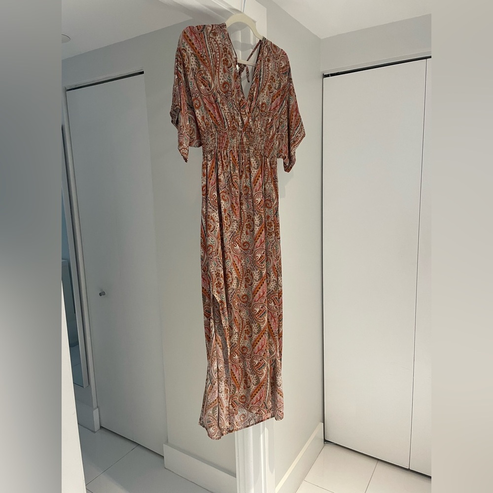 Super soft maxi dress, v-neck, sexy, dress up or down